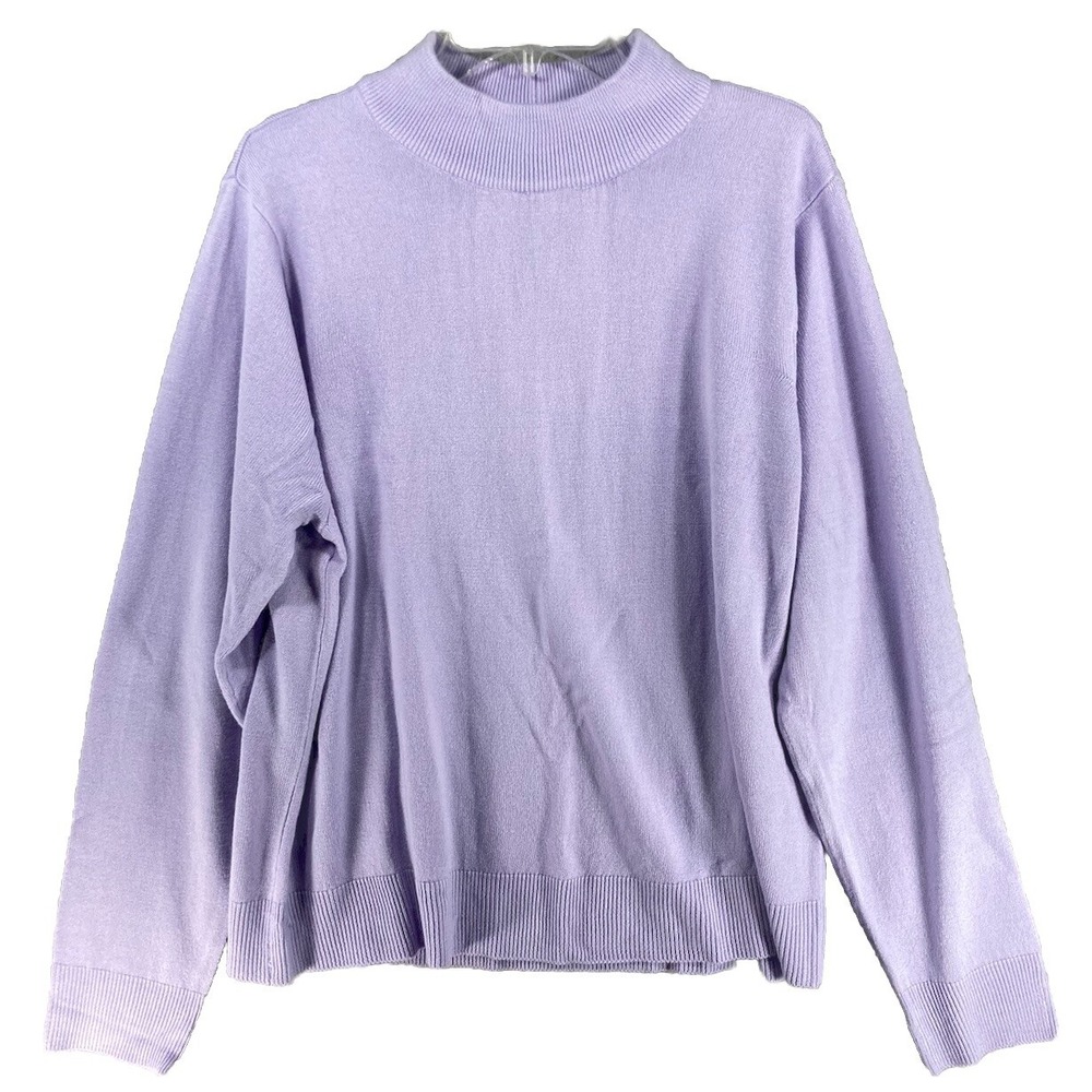 Blair Sweater Women's 2XL‎ Purple Grandmacore Classic Pullover Cottagecore